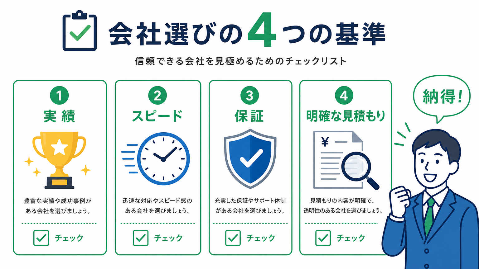 天神・博多エリアで施工会社を選ぶ際のポイント